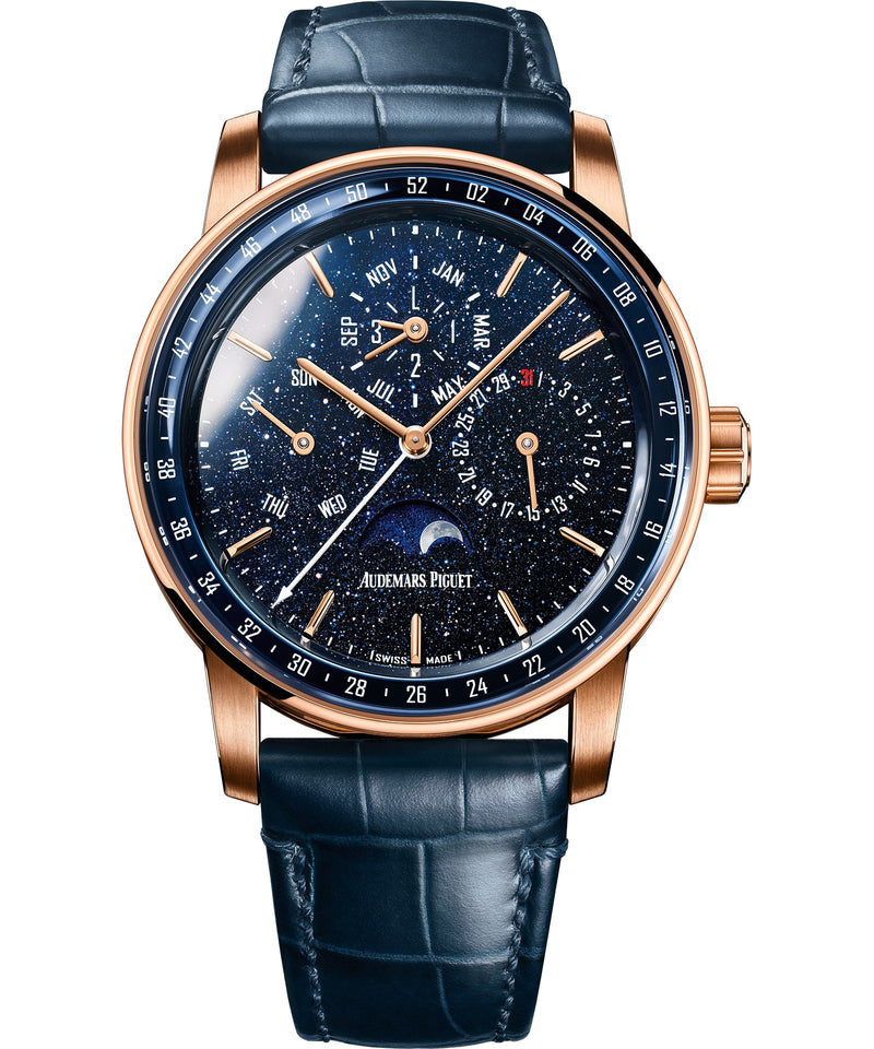 Audemars Piguet Code 11.59 Perpetual Calendar 41mm - Pink Gold - Blue Dial Ref. # 26394OR.OO.D321CR.01