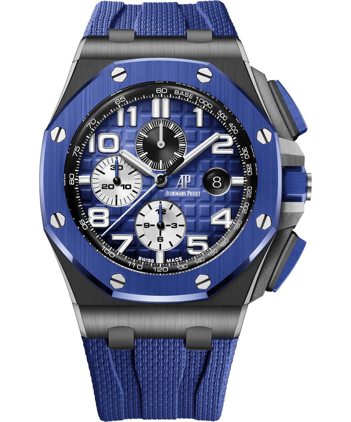 Audemars Piguet Royal Oak Offshore Chronograph 44mm - Ceramic - Smoked Blue Dial Ref. # 26405CE.OO.A030CA.01.A
