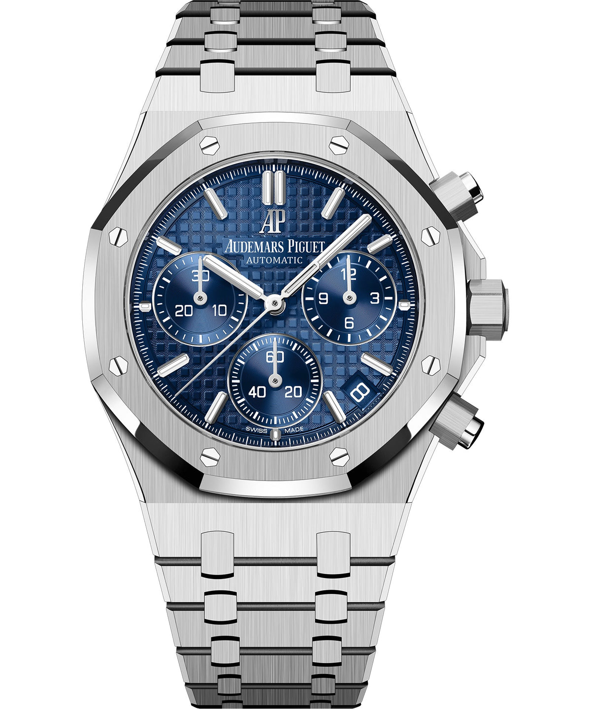 Audemars Piguet Royal Oak Flyback Chronograph 41mm - White Gold - Blue Dial Ref. # 26239BC.OO.1220BC.01