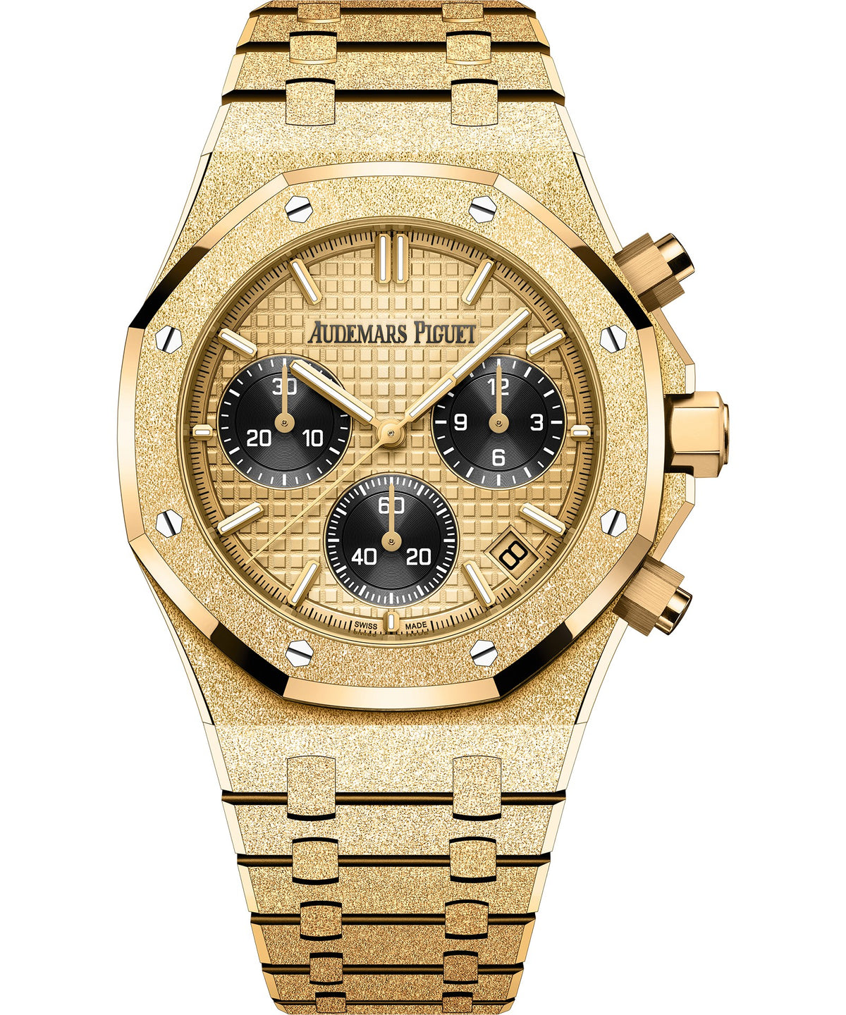 Audemars Piguet Royal Oak Flyback Chronograph 41mm - Yellow Gold - Black Dial Ref. # 26240BA.GG.1324BA.01