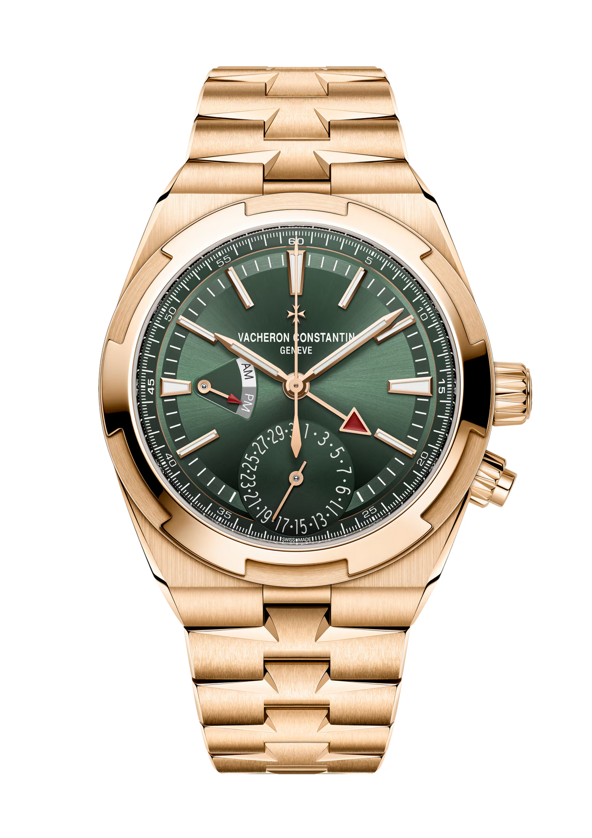 Vacheron Constantin Overseas Dual Time 41mm - Rose Gold - Green Dial Ref. # 7920V/210R-B965